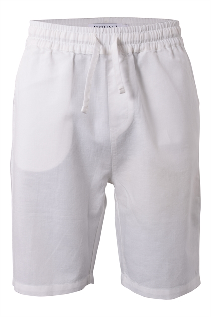 Hound drenge "Hørshorts" - Linen blend shorts - White